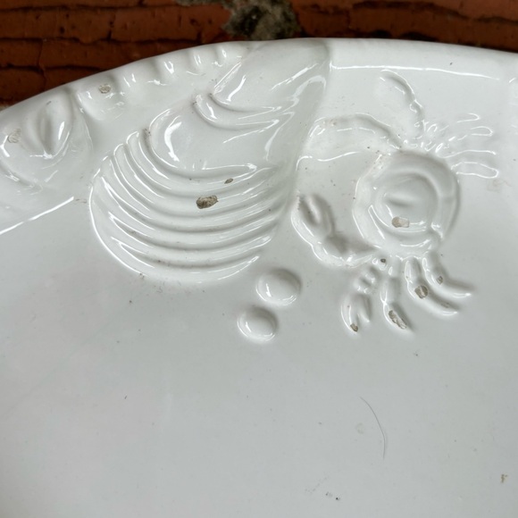 Rosegarden Vintage Nautical Seafood Dip and Serving Platter Size 13 5/8” - Picture 5 of 8